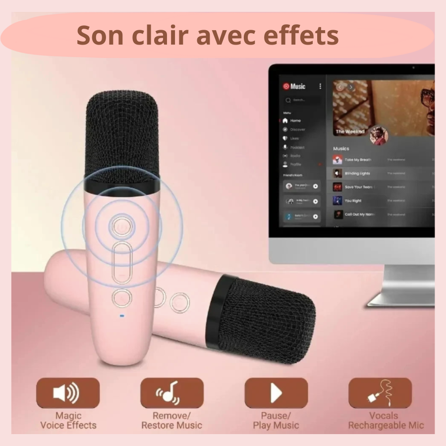 Kit de Karaoké Sans Fil pour Enfants 🎤