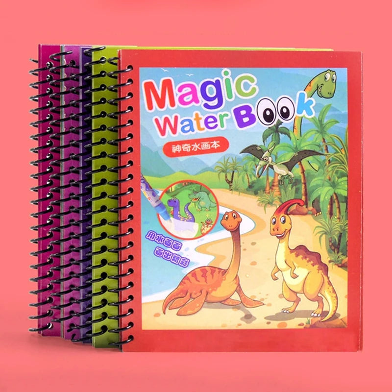 Livre de coloriage réutilisable Magic Water Book 💦🖌️